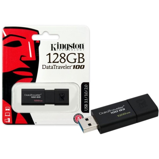 KINGSTON PEN DRIVE G3 128GB BLACK